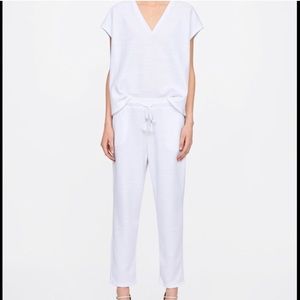 NWT Zara drawstring trousers & top jogger style